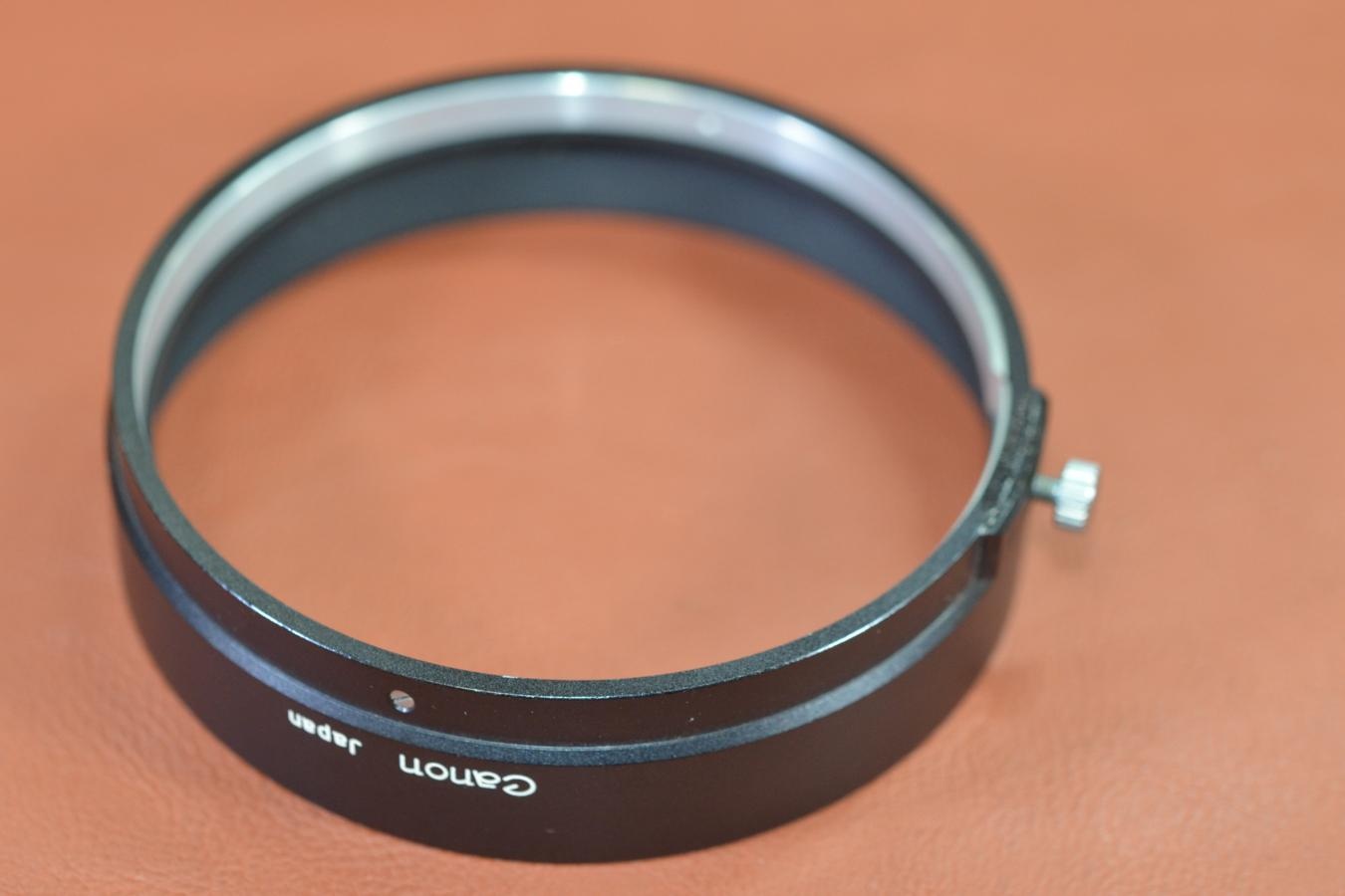 【希 少】Canon 50/0.95用METAL HOOD 【キレイな物をお探しの方必見!!自信ありの逸品!!】