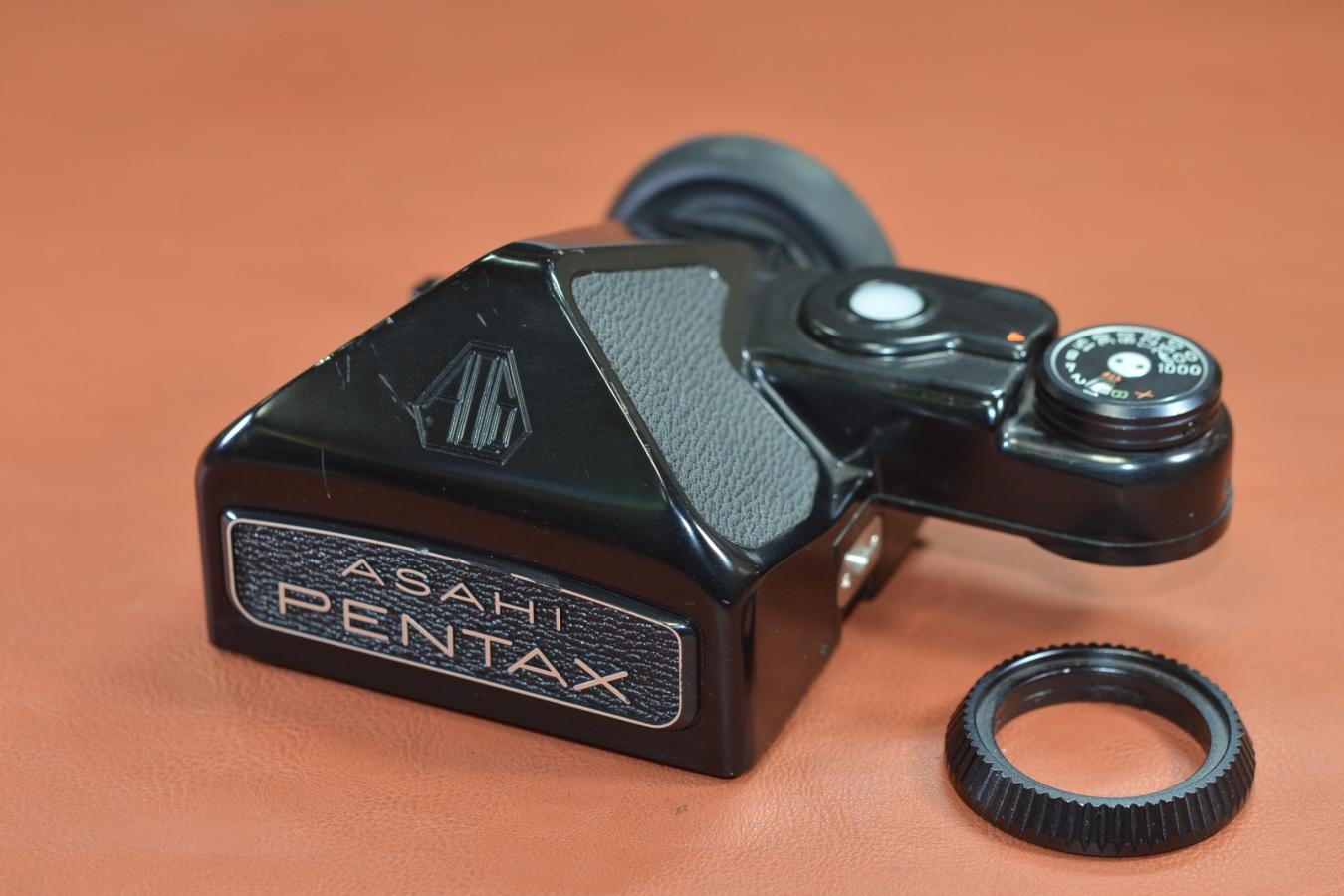 ASAHI PENTAX 6×7TTL Finder モルト交換済 【シャッターダイヤルリング付】