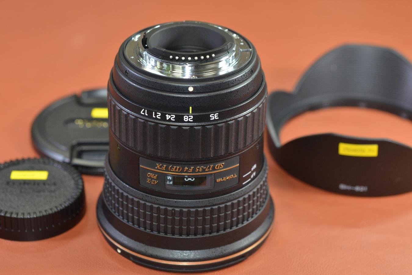 Tokina AT-X 17-35mm F4 PRO FX 純正フード付 【Nikon用】※キレイな物をお探しの方必見!!自信ありの逸品!!