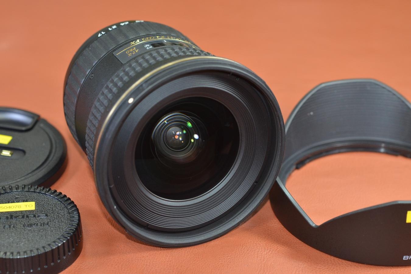 Tokina AT-X 17-35mm F4 PRO FX 純正フード付 【Nikon用】※キレイな物をお探しの方必見!!自信ありの逸品!!