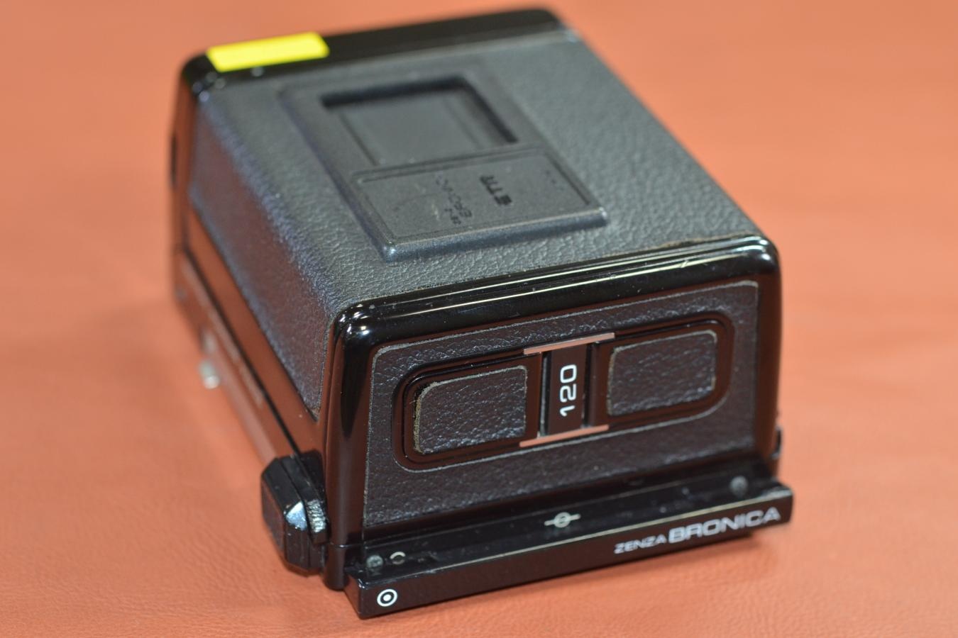 ZENZA BRONICA FILM BACK ETR 120 Black【ZENZA BRONICA ETRシリーズ用】