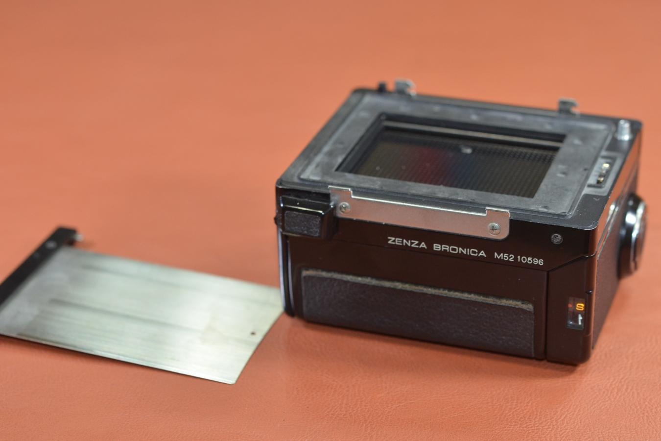 ZENZA BRONICA FILM BACK ETR 120 Black【ZENZA BRONICA ETRシリーズ用】