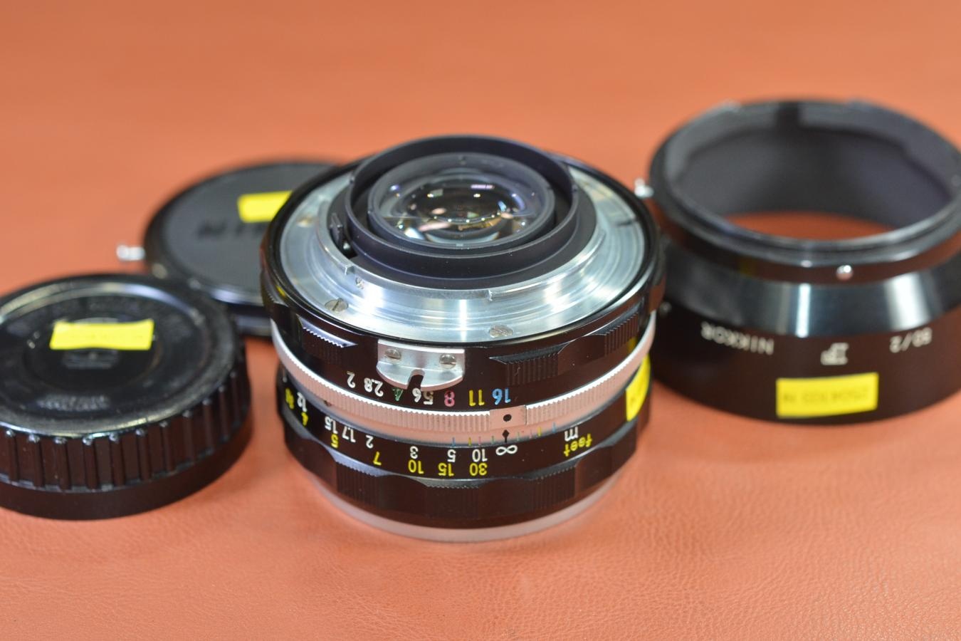 Nippon Kogaku NIKKOR-H Auto 50mm F2 【大文字『F』刻印メタルフード付】※キレイな物をお探しの方必見!!自信ありの逸品!!