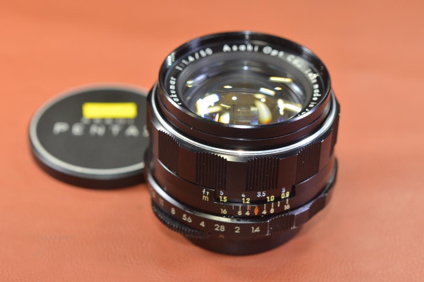【希 少】PENTAX Super-Takumar 50mm F1.4  初期型 8枚玉  【M42マウントレンズ】