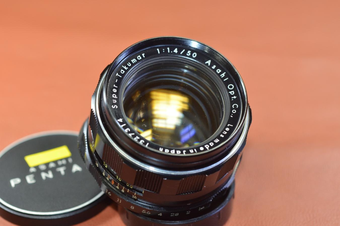 【希 少】PENTAX Super-Takumar 50mm F1.4  初期型 8枚玉  【M42マウントレンズ】