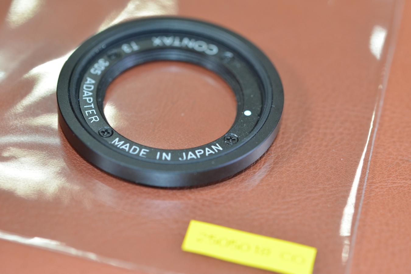 【希 少】CONTAX T3 30.5 ADAPTER Black【CONTAX T3用】