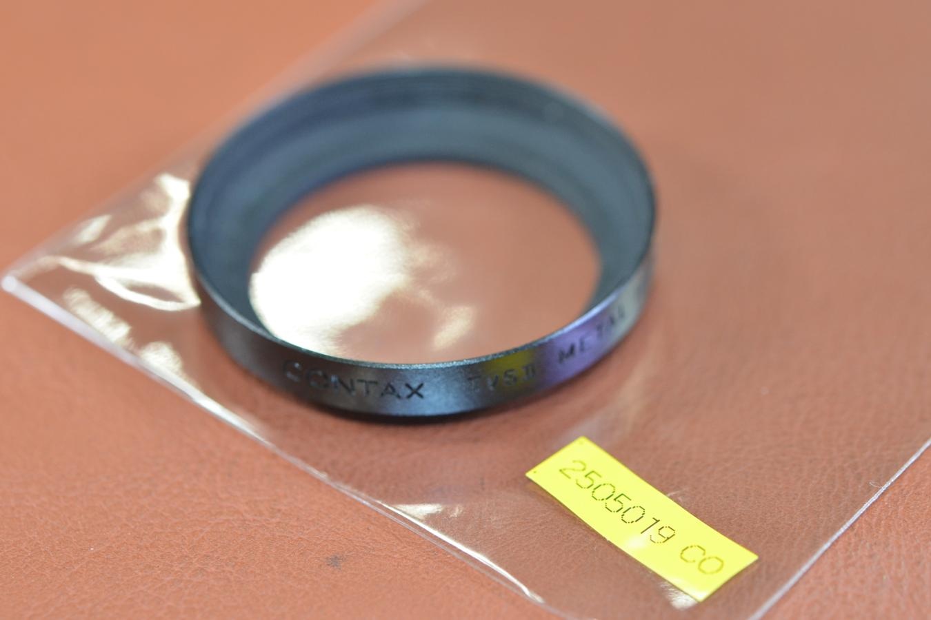 【希 少】CONTAX TVS II METAL HOOD Black 【CONTAX TVS、TVS II、T3用】