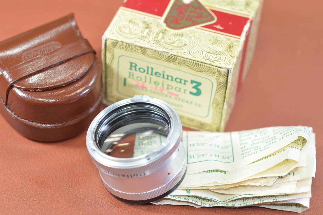 Rolleinar 3 BI用 元箱付一式 【キレイな物をお探しの方必見!!自信ありの逸品!!】