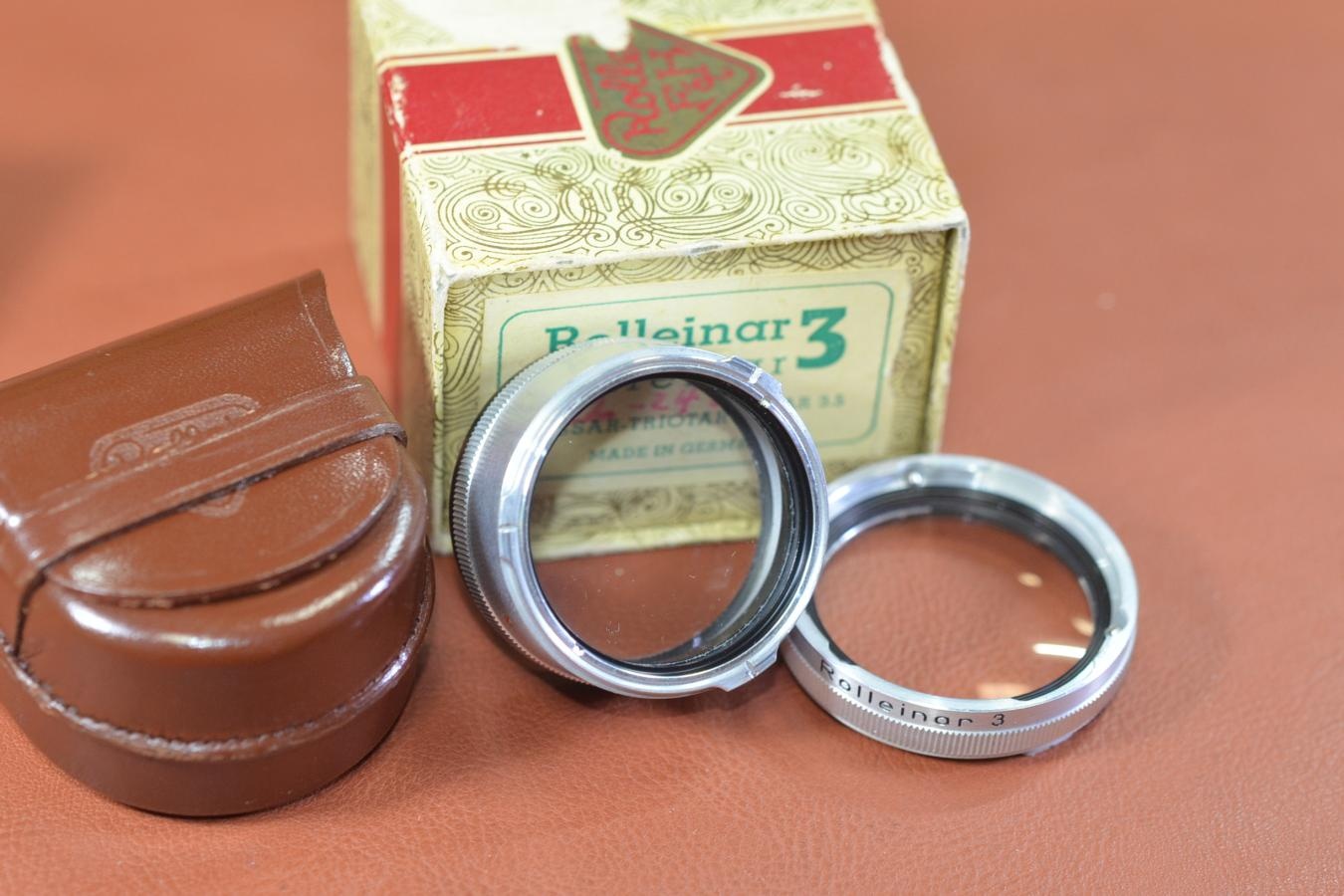 Rolleinar 3 BI用 元箱付一式 【キレイな物をお探しの方必見!!自信ありの逸品!!】