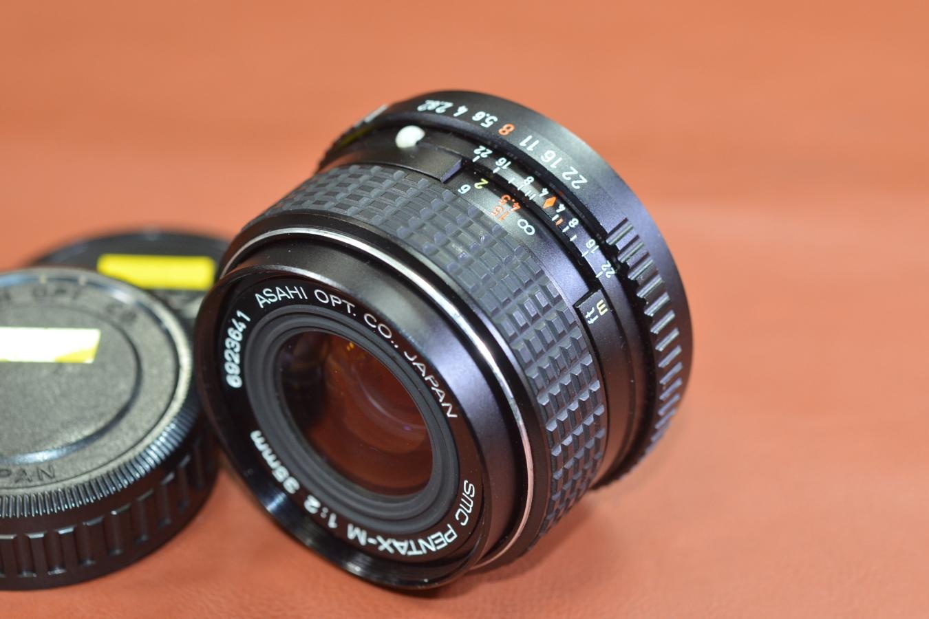 SMC PENTAX-M 35mm F2【Kマウントレンズ】※キレイな物をお探しの方必見!!自信ありの逸品!!