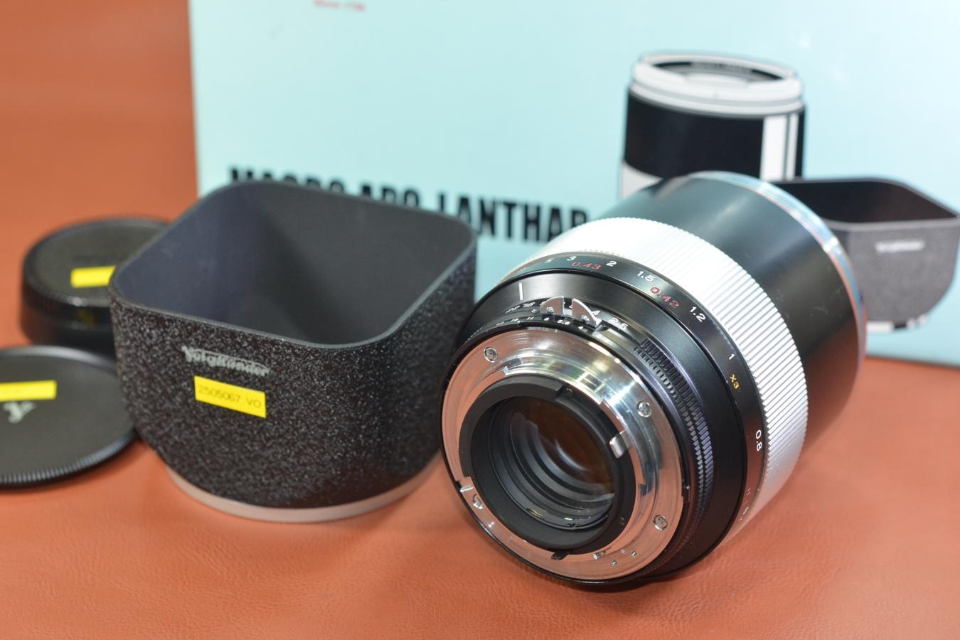 【コレクション向け】Voigtlander MACRO APO-LANTHAR 125mm F2.5 SL  元箱付 【Nikon用】※キレイな物をお探しの方必見!!自信ありの逸品!!