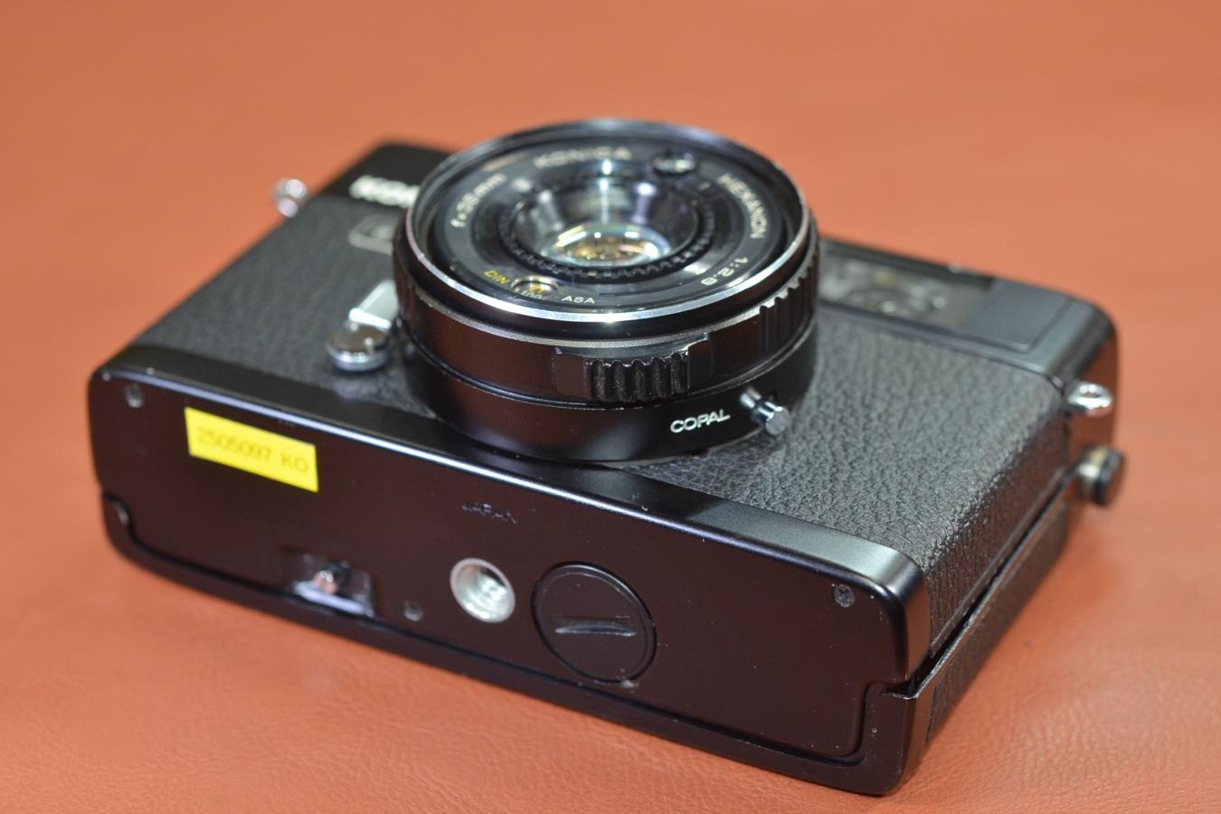 KONICA C35 flash matic Black モルト交換済 【KONICA HEXANON 38/2.8 レンズ搭載】