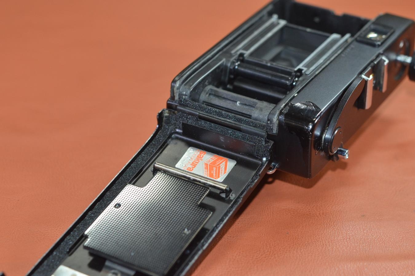 KONICA C35 flash matic Black モルト交換済 【KONICA HEXANON 38/2.8 レンズ搭載】