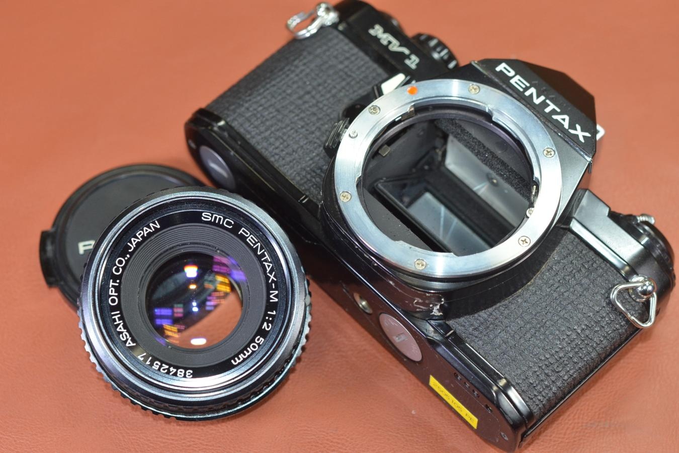 ASAHI PENTAX MV1 Black  SMC PENTAX-M 50/2 付 