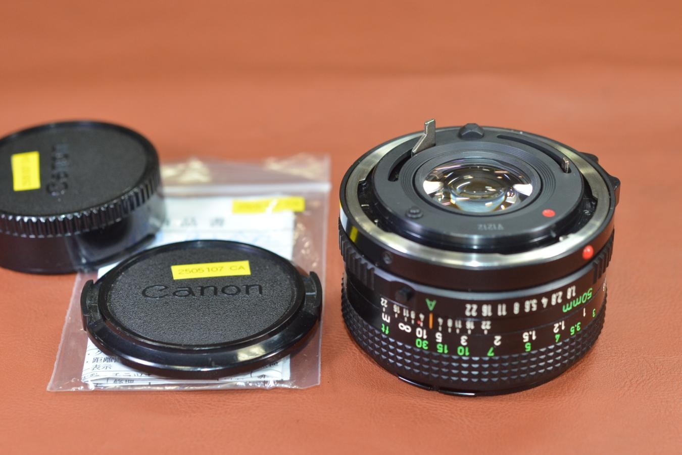 Canon NEW FD 50mm F1.8 整備済【カメラ女子に絶大な人気のオールドレンズ】