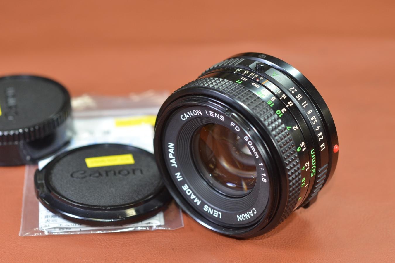 Canon NEW FD 50mm F1.8 整備済【カメラ女子に絶大な人気のオールドレンズ】