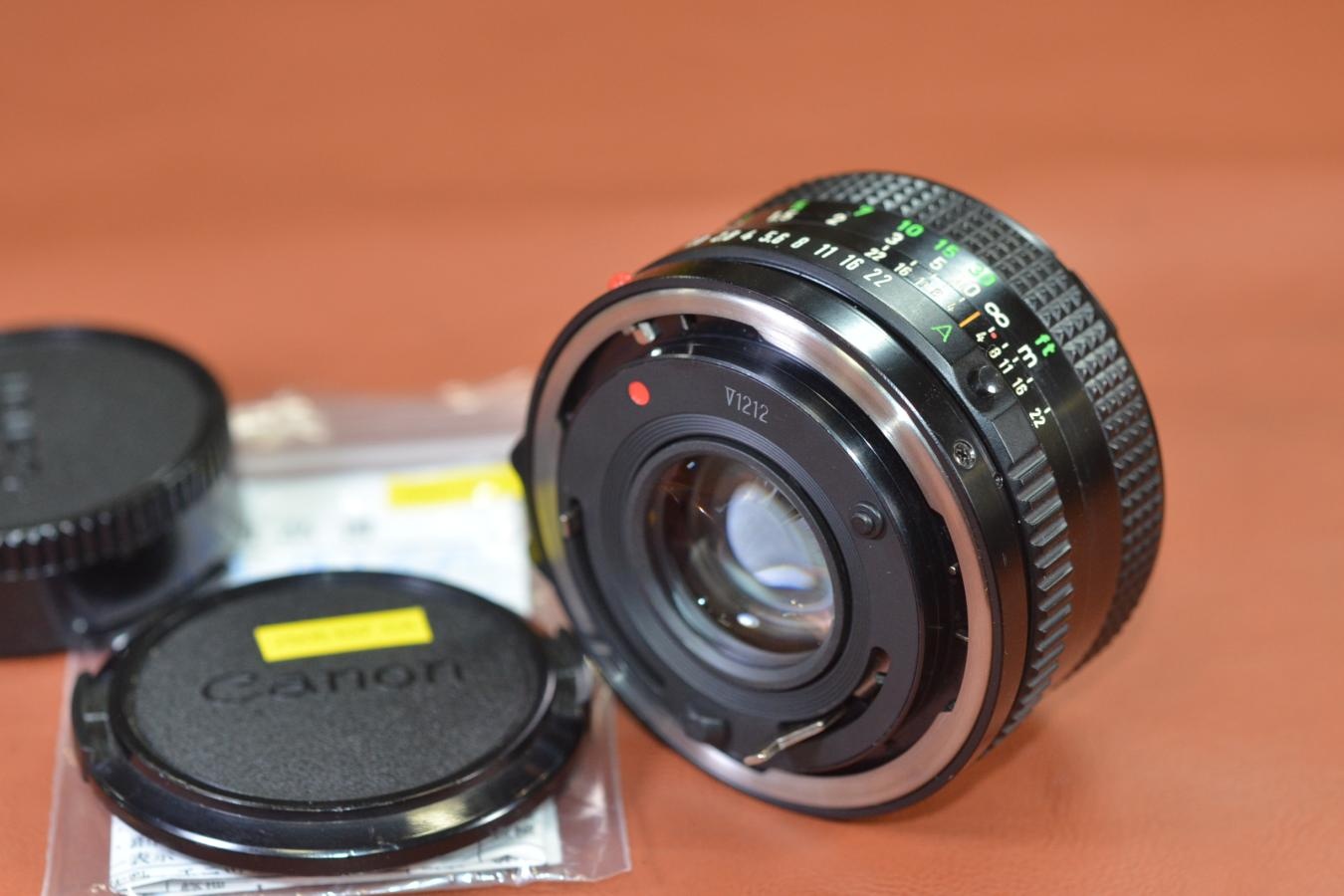 Canon NEW FD 50mm F1.8 整備済【カメラ女子に絶大な人気のオールドレンズ】