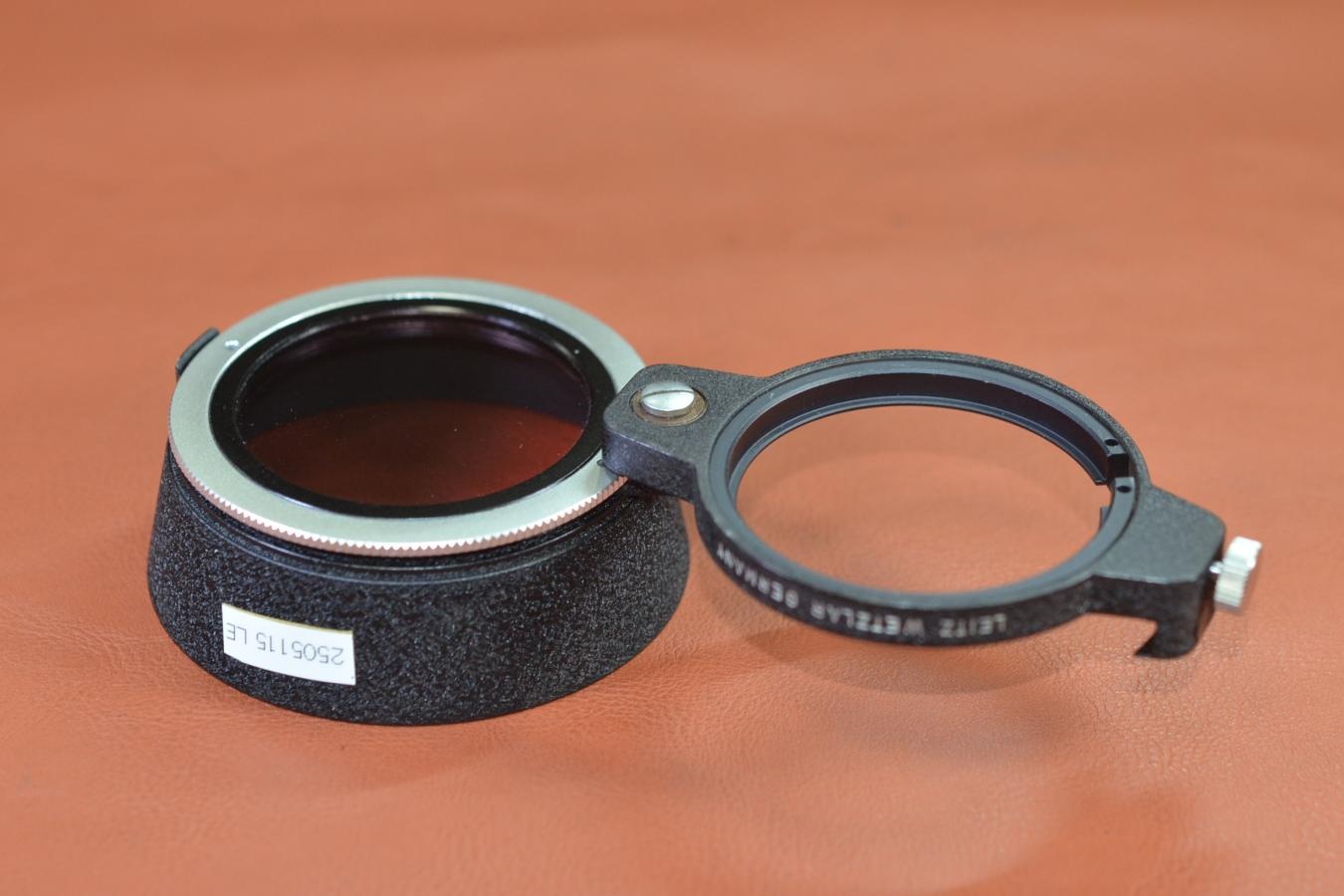 【希 少】LEICA HOOD 13352 E39 PLフィルター付