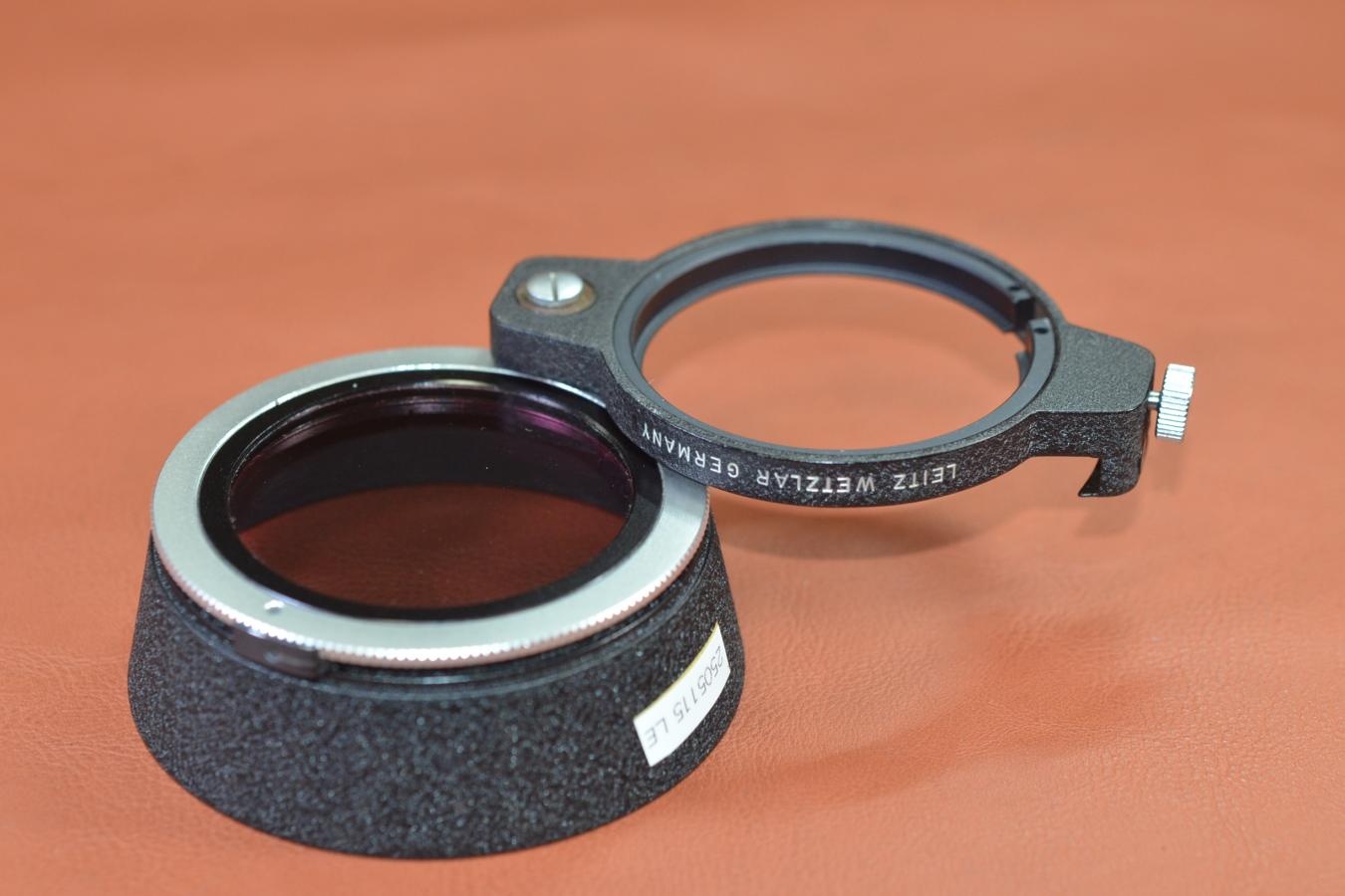 【希 少】LEICA HOOD 13352 E39 PLフィルター付