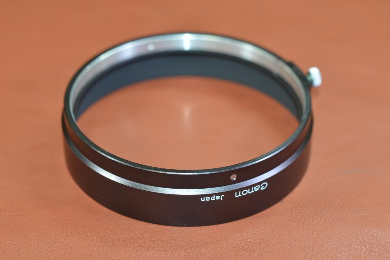 【希 少】Canon 50/0.95用METAL HOOD 【キレイな物をお探しの方必見!!自信ありの逸品!!】
