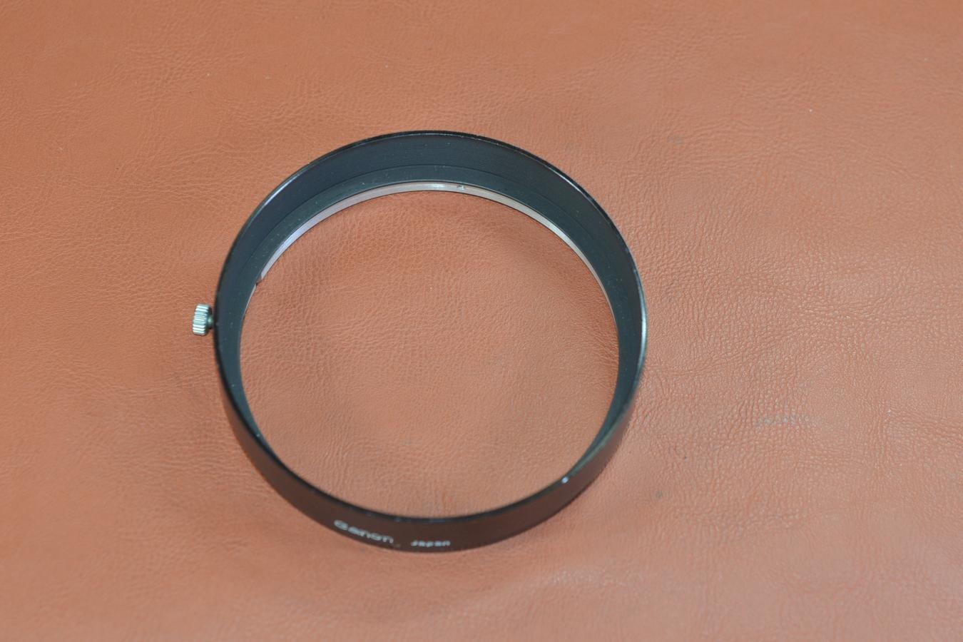 【希 少】Canon 50/0.95用METAL HOOD 【キレイな物をお探しの方必見!!自信ありの逸品!!】