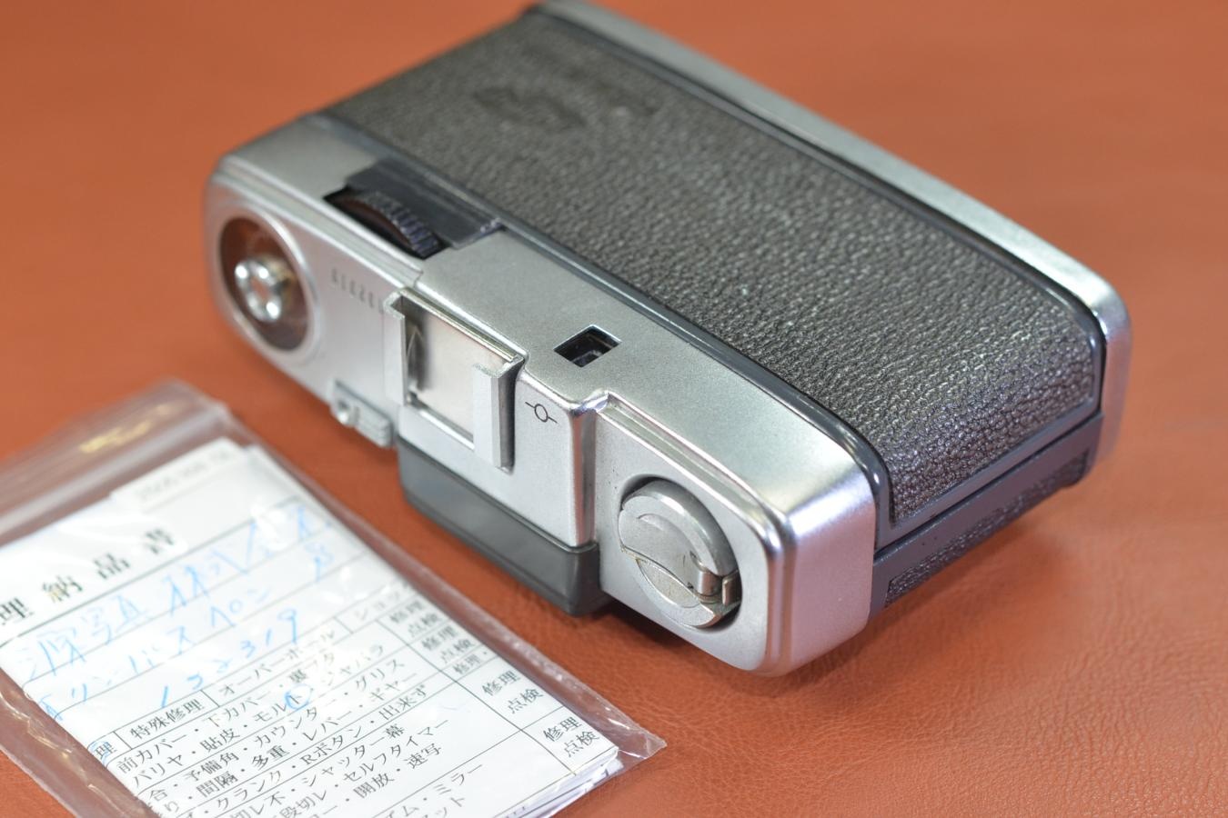 【希 少】OLYMPUS PEN 初期型 片耳 整備済【Olympus D.Zuiko 2.8cm F3.5 レンズ搭載】