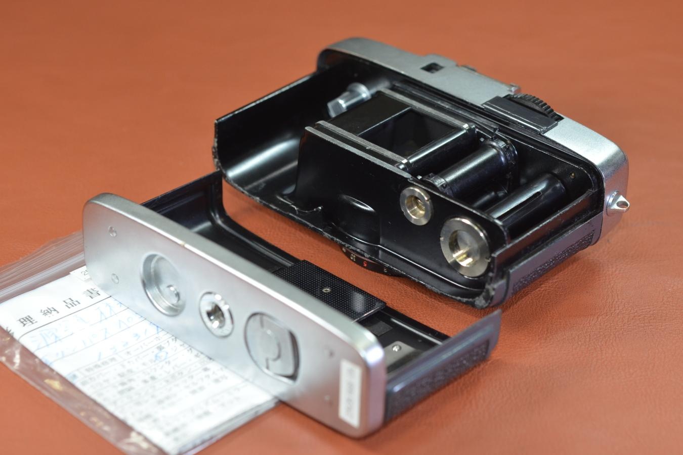 【希 少】OLYMPUS PEN 初期型 片耳 整備済【Olympus D.Zuiko 2.8cm F3.5 レンズ搭載】