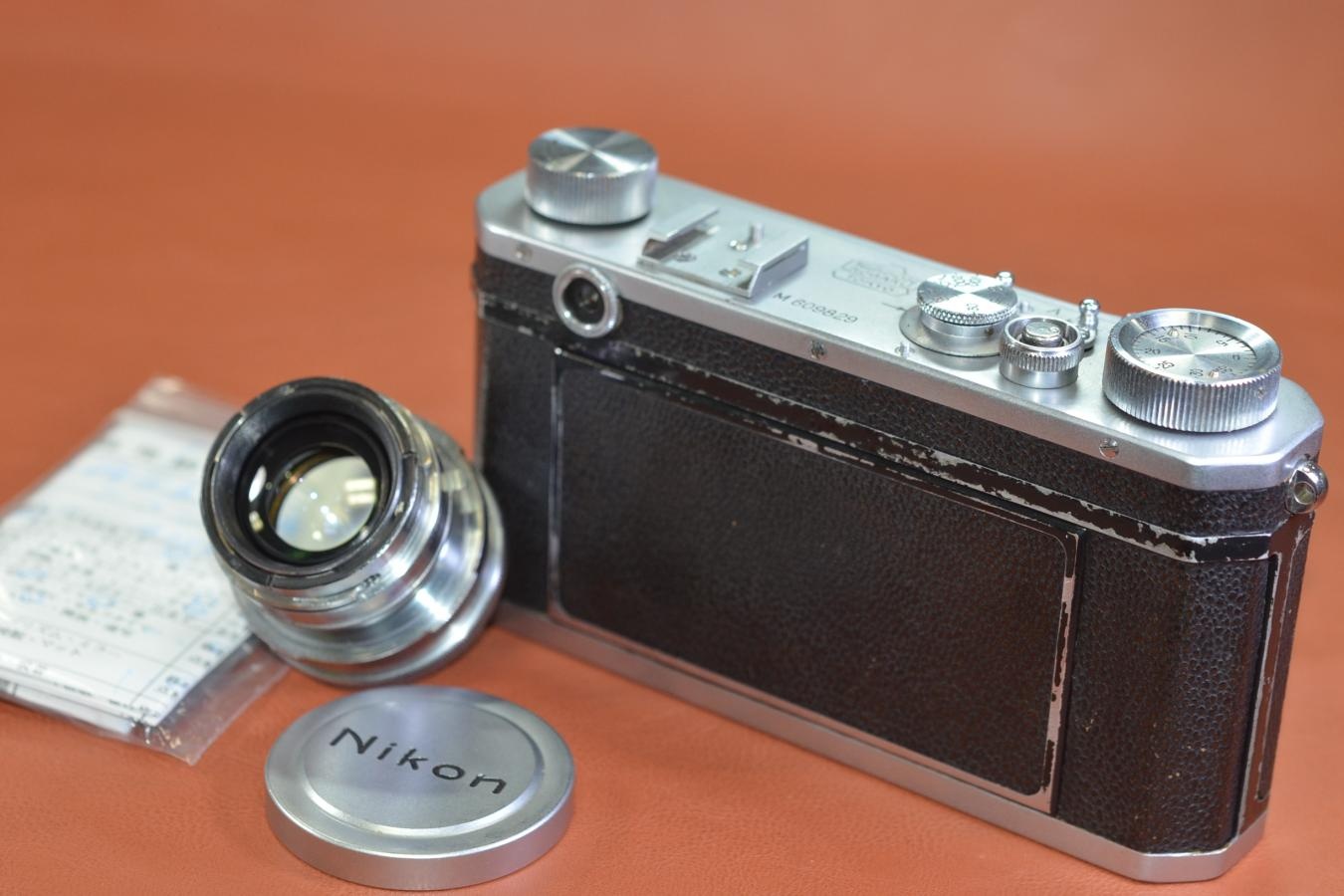 【コレクション向け・希 少】Nikon M型 前期型 NIKKOR-H・C 5cm F2 沈胴付(捨て番811) 【MADE IN OCCUPIED JAPAN ボディと裏蓋のシリアルナンバー一致 】
