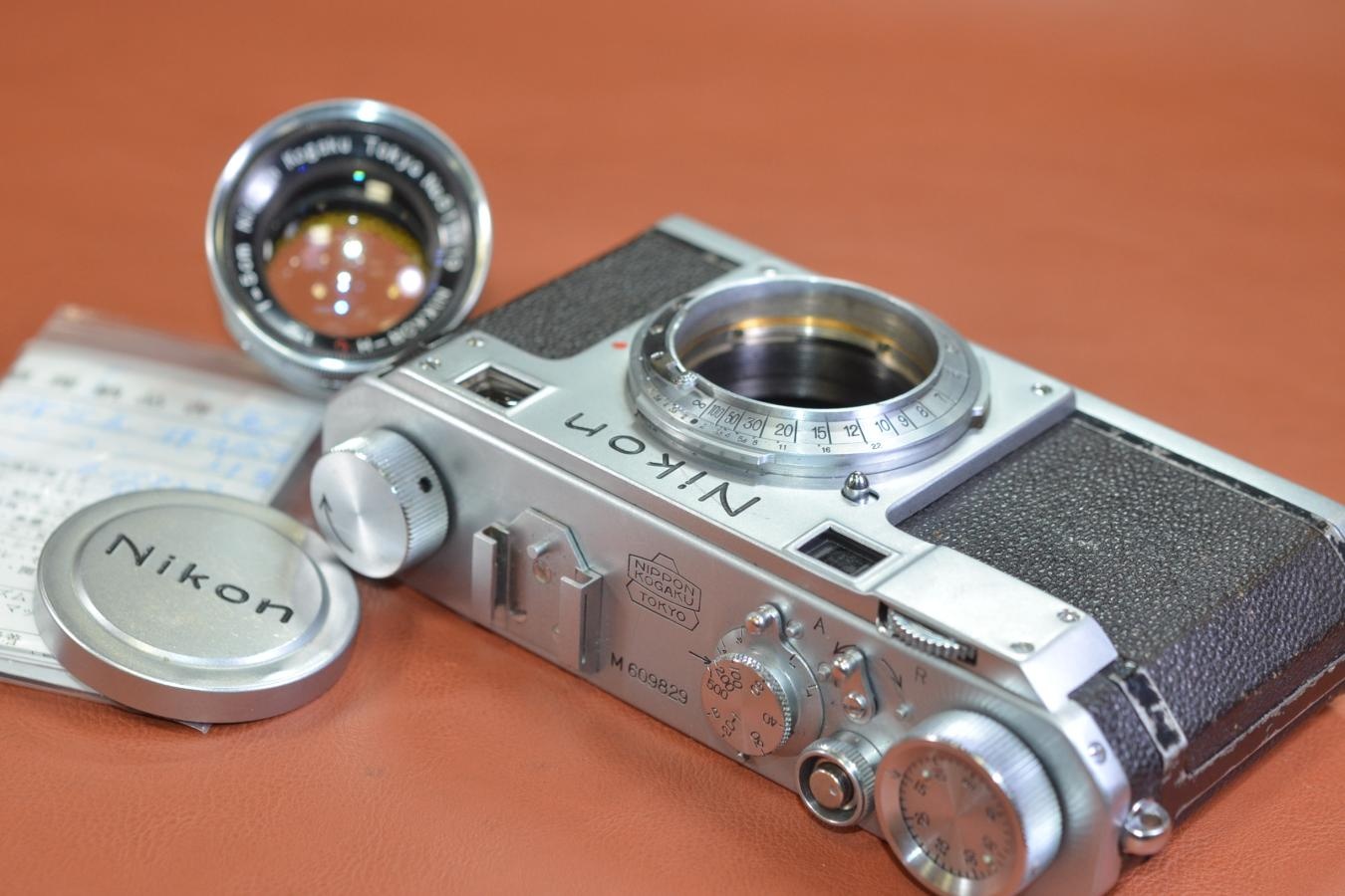 【コレクション向け・希 少】Nikon M型 前期型 NIKKOR-H・C 5cm F2 沈胴付(捨て番811) 【MADE IN OCCUPIED JAPAN ボディと裏蓋のシリアルナンバー一致 】