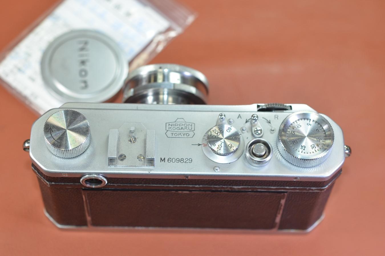 【コレクション向け・希 少】Nikon M型 前期型 NIKKOR-H・C 5cm F2 沈胴付(捨て番811) 【MADE IN OCCUPIED JAPAN ボディと裏蓋のシリアルナンバー一致 】