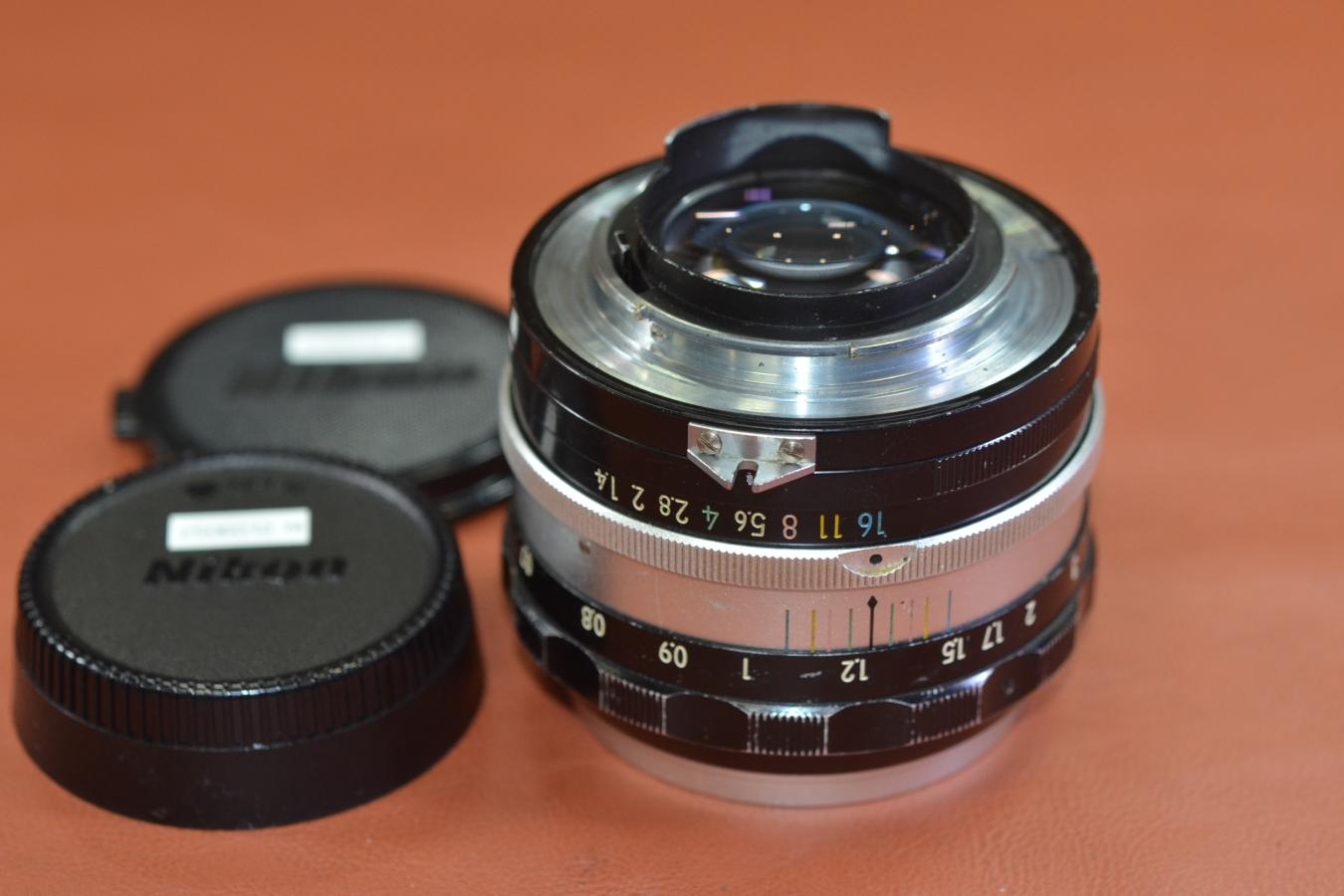 【希 少】Nippon Kogaku NIKKOR-S Auto 5.8cm F1.4 【PAT.PEND.マーク入り】