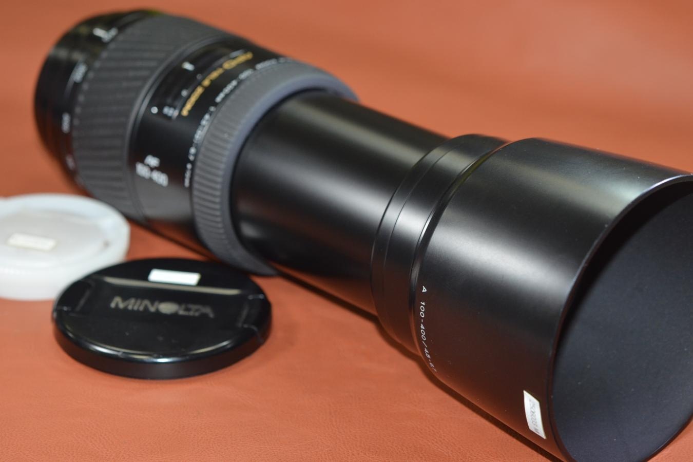 MINOLTA AF APO TELE 100-400mm F4.5-6.7 【純正フード付】