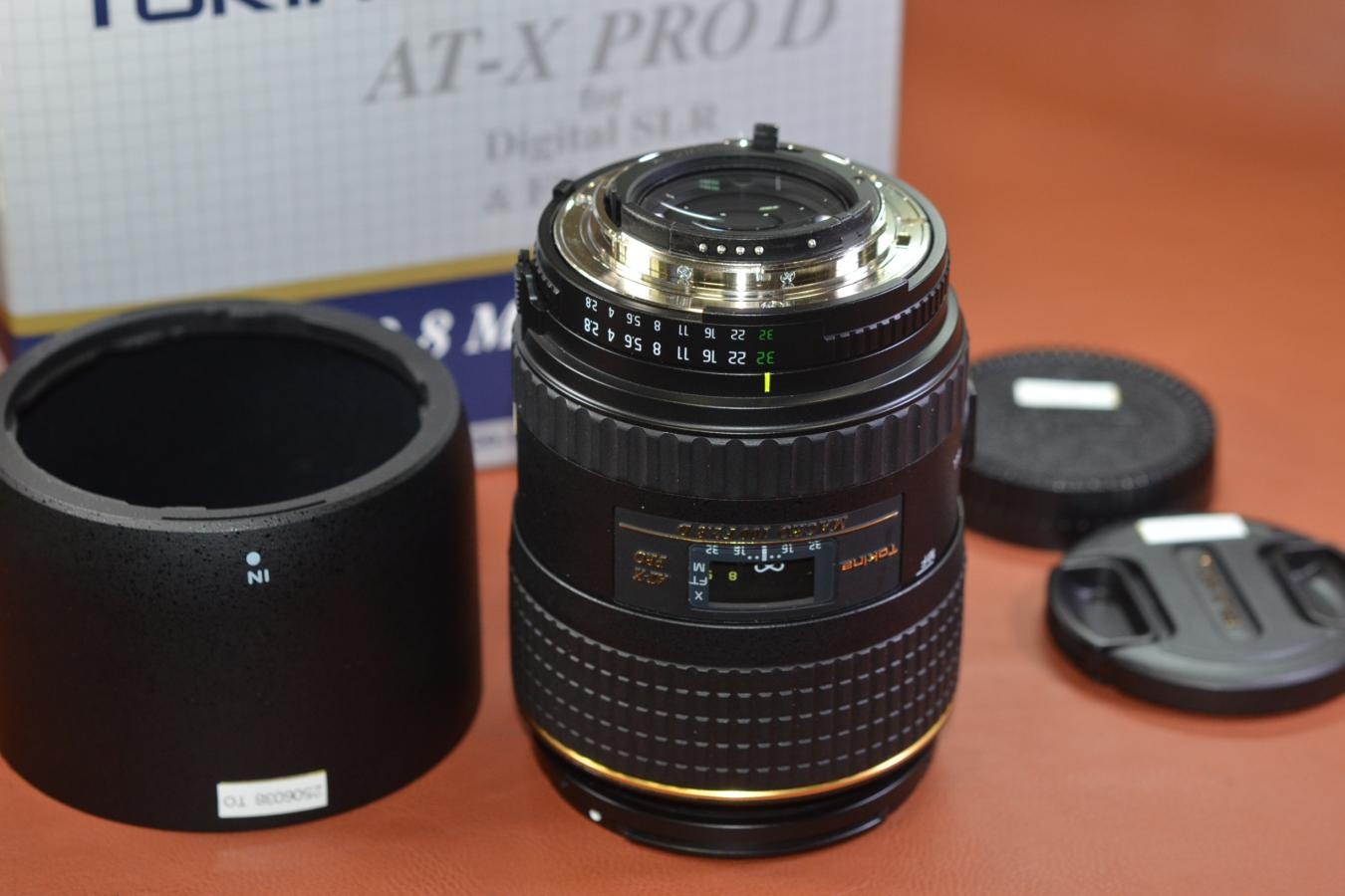 Tokina AT-X M100PRO D (100/2.8MACRO) 元箱付 【Nikon用】※キレイな物をお探しの方必見!!自信ありの逸品!!