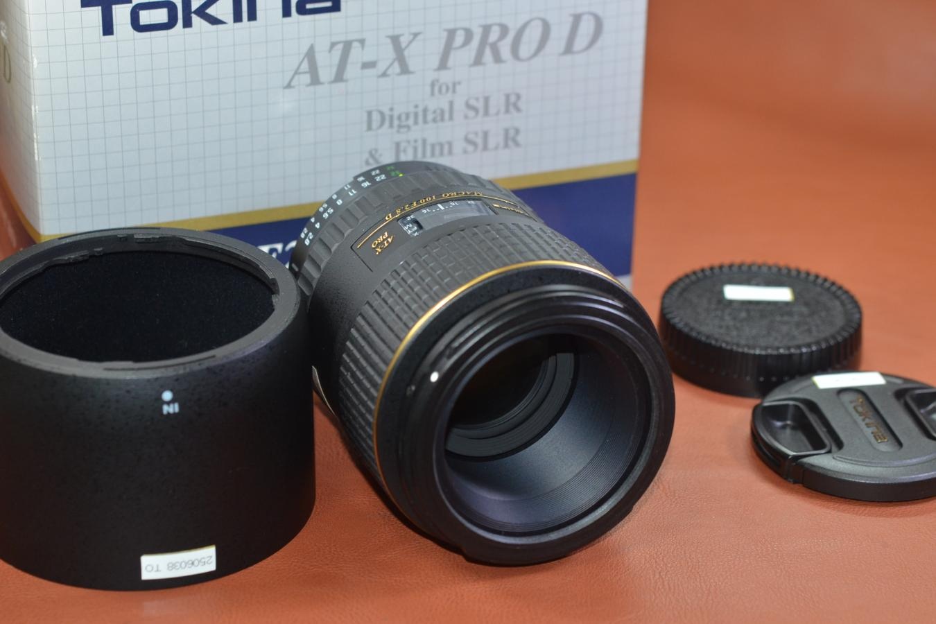 Tokina AT-X M100PRO D (100/2.8MACRO) 元箱付 【Nikon用】※キレイな物をお探しの方必見!!自信ありの逸品!!