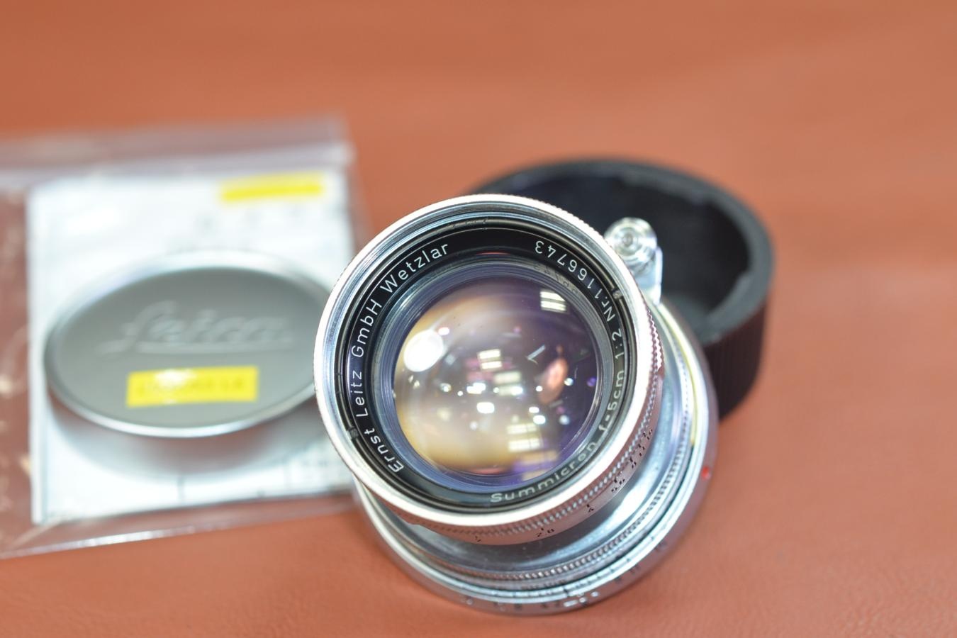 LEICA Summicron M 5cm F2 沈胴 feet表記 整備済 【116万台1954年製】