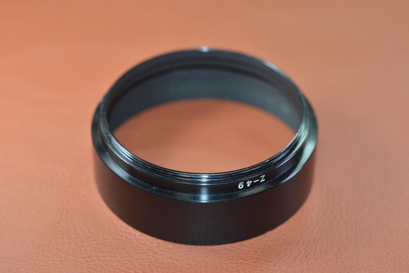 【絶版アクセサリー】OLYMPUS Z-49 METAL HOOD 【OLYMPUS PEN-F 50-90用 42/1.2でも使用可能】 ※キレイな物をお探しの方必見!!自信ありの逸品!!