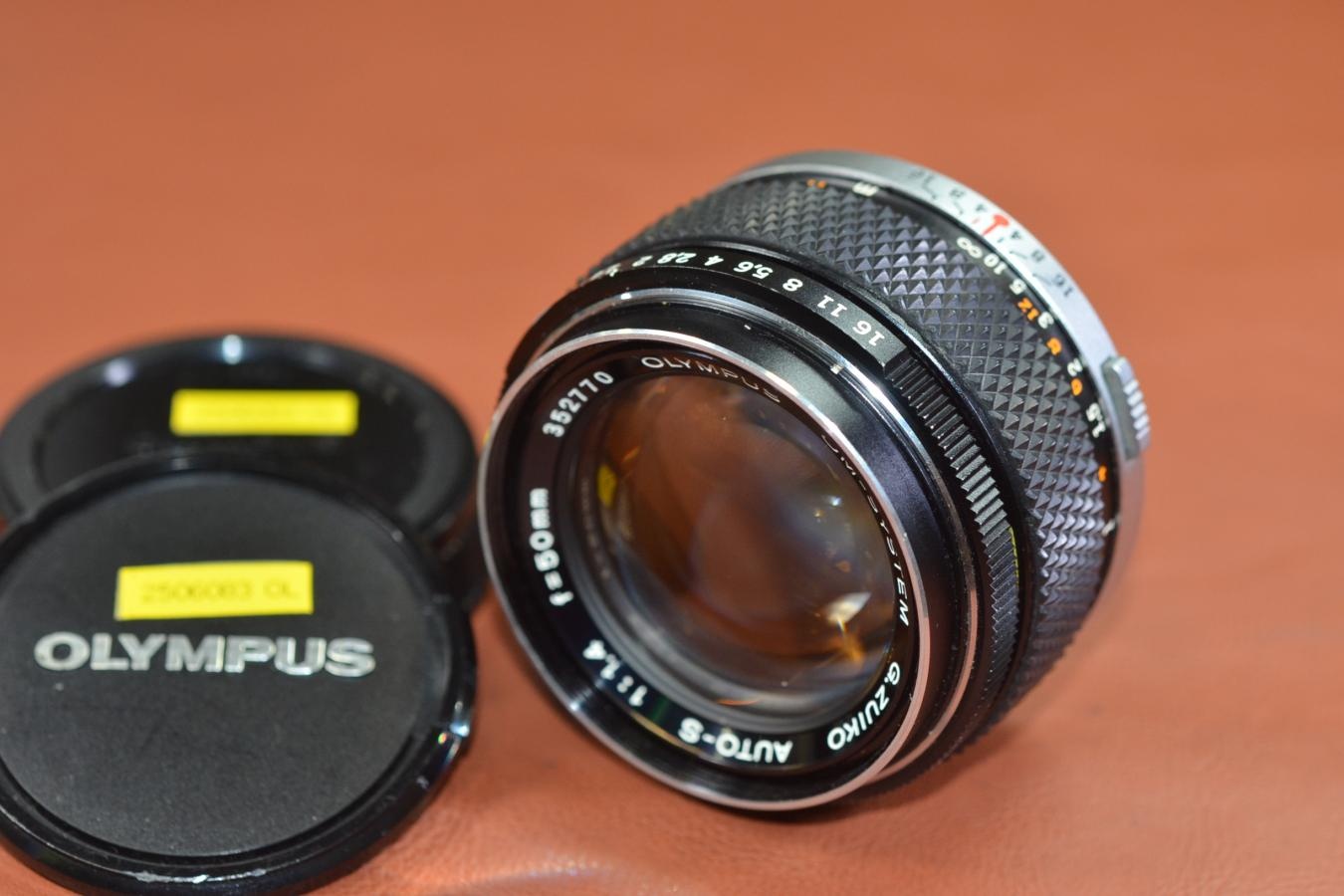 OLYMPUS G.ZUIKO AUTO-S 50mm F1.4【カメラ女子に絶大な人気のオールドレンズ 】※キレイな物をお探しの方必見!!自信ありの逸品!!
