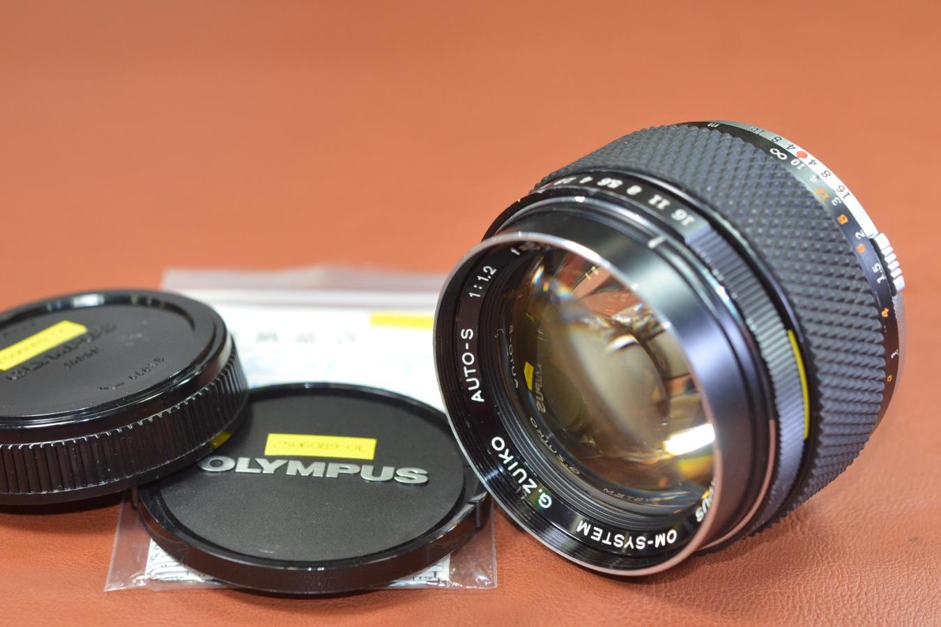 OLYMPUS G.ZUIKO AUTO-S 55mm F1.2 整備済【キレイな物をお探しの方必見!!自信ありの逸品!!】