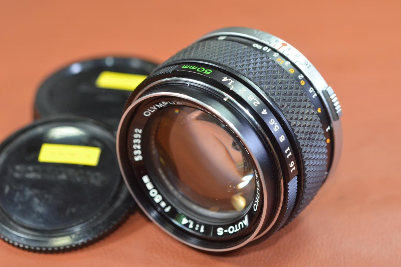 OLYMPUS G.ZUIKO AUTO-S 50mm F1.4【カメラ女子に絶大な人気のオールドレンズ 】※キレイな物をお探しの方必見!!自信ありの逸品!!