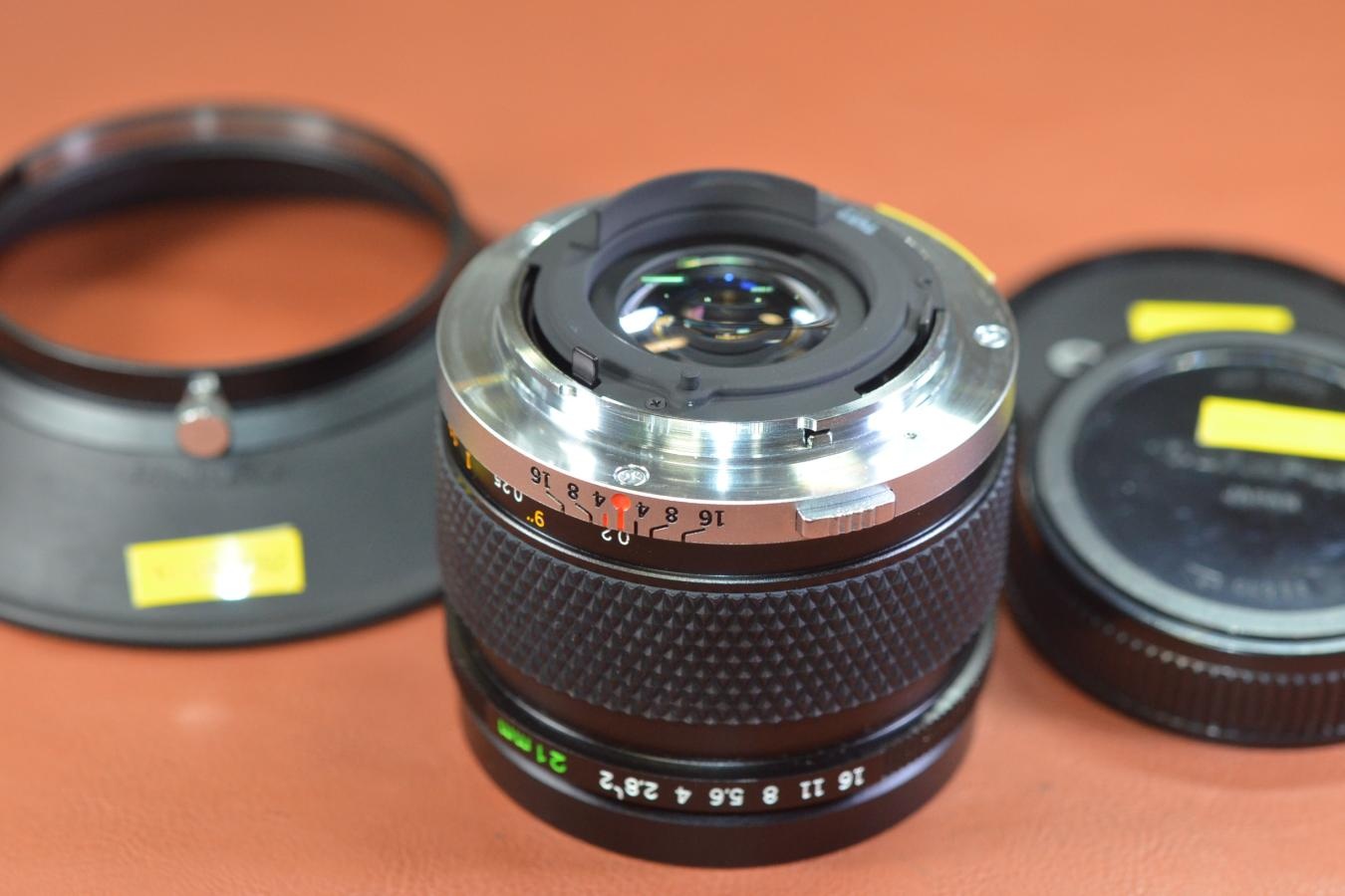 【希 少】OLYMPUS ZUIKO AUTO-W 21mm F2【純正フード付】※キレイな物をお探しの方必見!!自信ありの逸品!!
