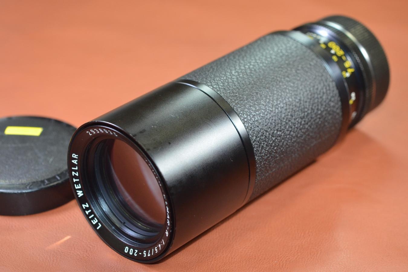 LEICA VARIO-ELMAR-R 75-200mm F4.5  3カム 【キレイな物をお探しの方必見!!自信ありの逸品!!】