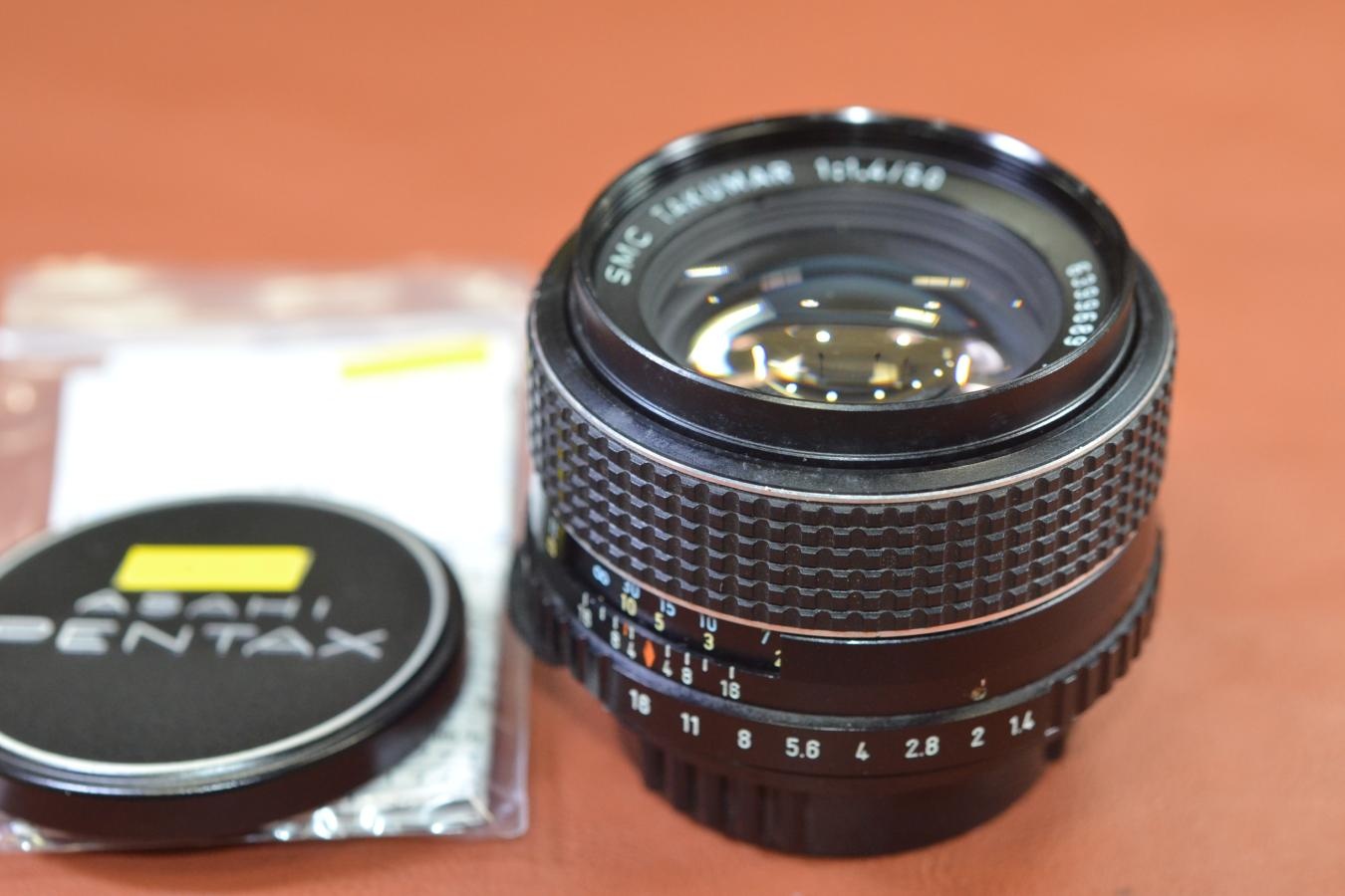 PENTAX SMC TAKUMAR 50mm F1.4 整備済【カメラ女子に絶大な人気のオールドレンズ M42マウントレンズ】