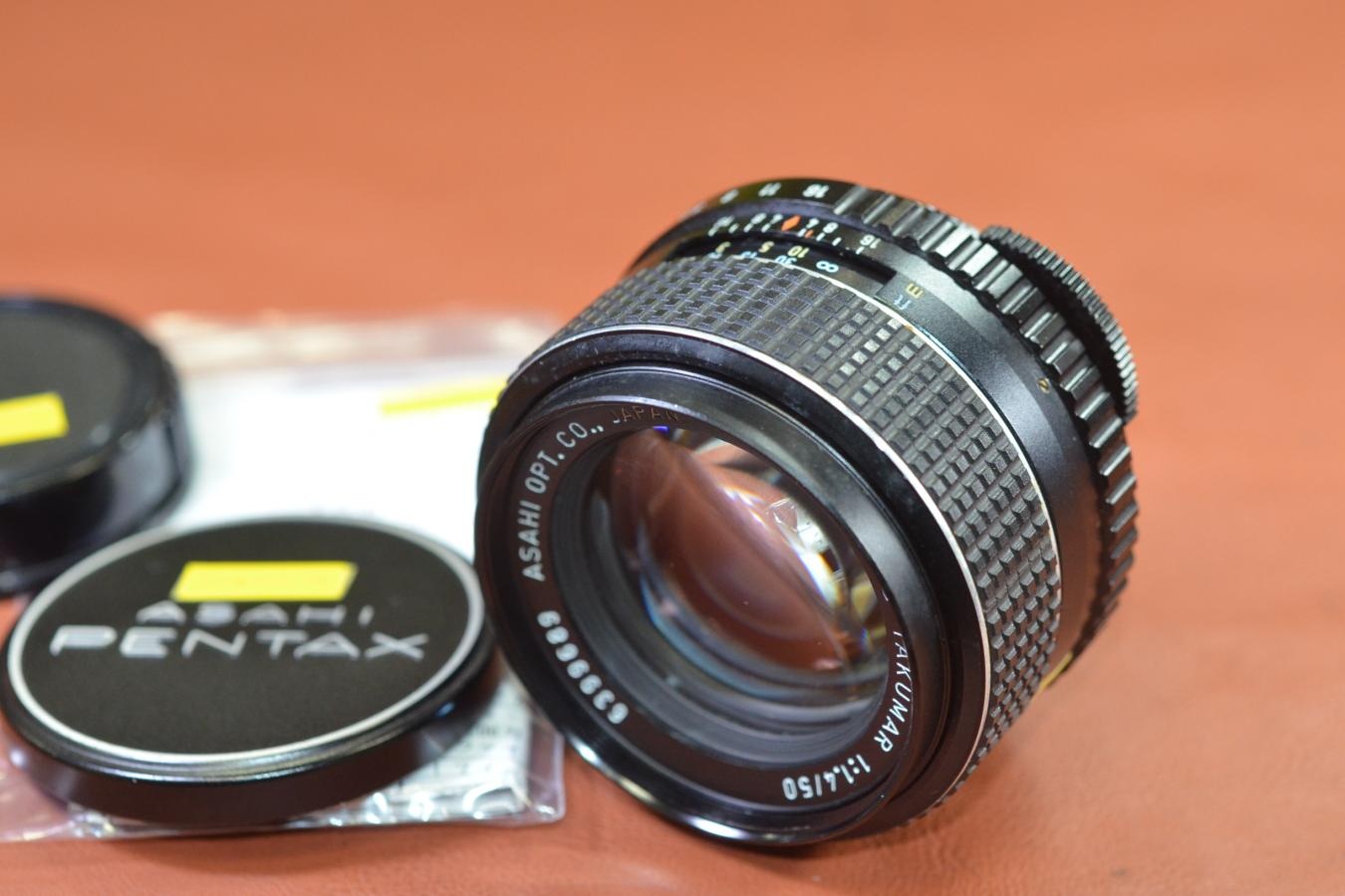 PENTAX SMC TAKUMAR 50mm F1.4 整備済【カメラ女子に絶大な人気のオールドレンズ M42マウントレンズ】