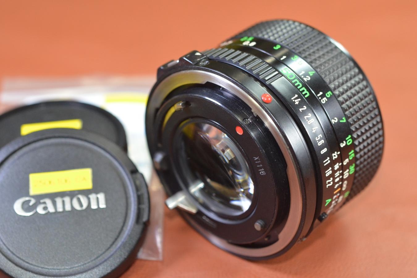 Canon NEW FD 50mm F1.4 整備済 【カメラ女子に絶大な人気のオールドレンズ】