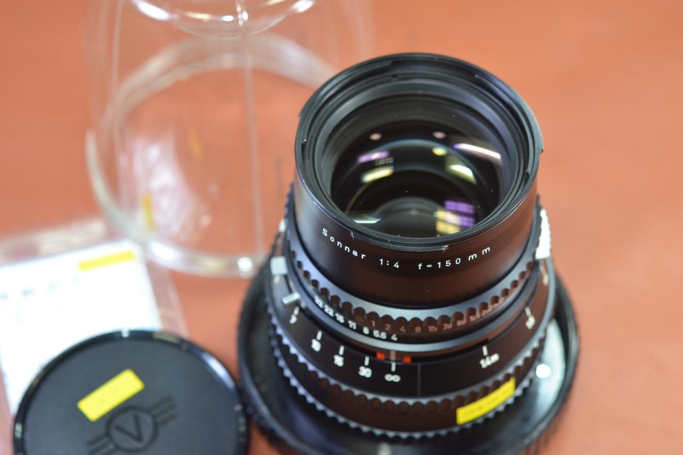 HASSELBLAD C Sonnar  150mm F4 Black 整備済 純正プラスチックケース付【キレイな物をお探しの方必見!!自信ありの逸品!!】