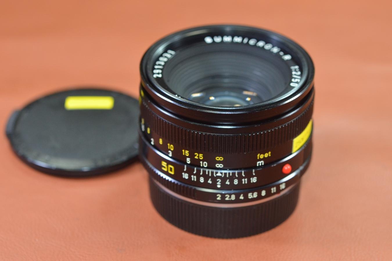 LEICA SUMMICRON-R 50mm F2 フード組込 3カム【291万台1978年製】※キレイな物をお探しの方必見!!自信ありの逸品!!