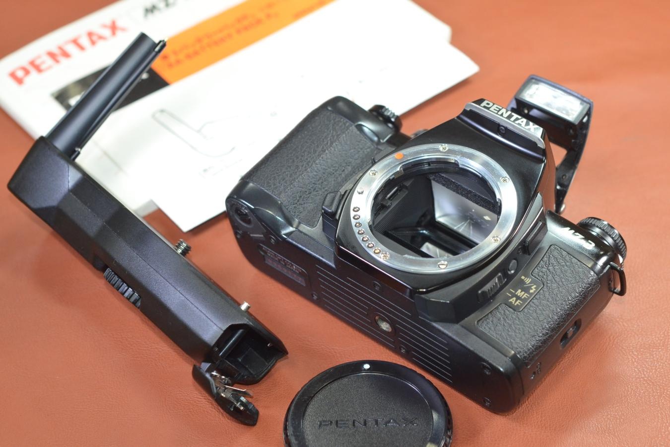 PENTAX MZ-3 Black 単3バッテリーパックFG付 【キレイな物をお探しの方必見!!自信ありの逸品!!】