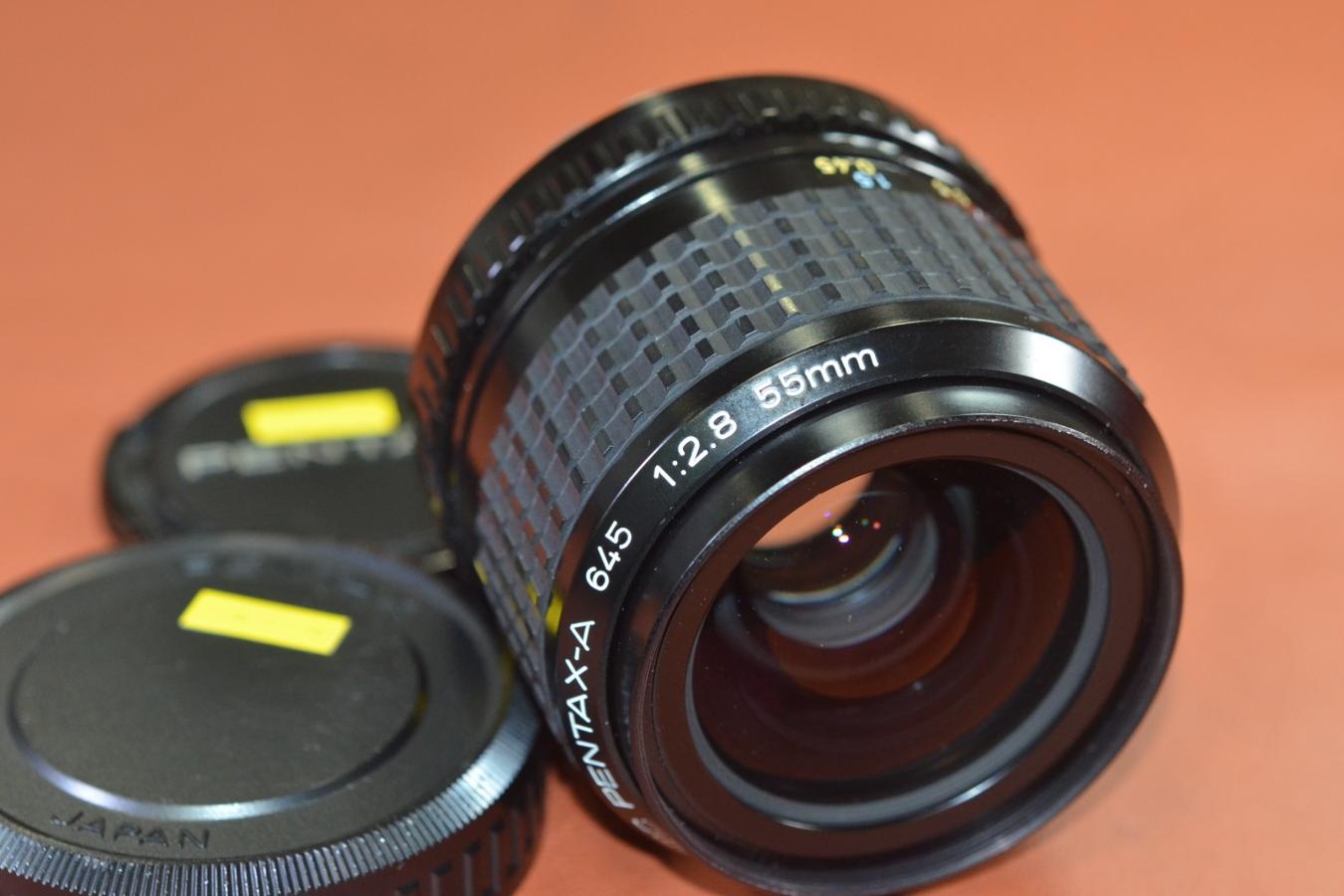 SMC PENTAX-A 645 55mm F2.8 【キレイな物をお探しの方必見!!自信ありの逸品!!】