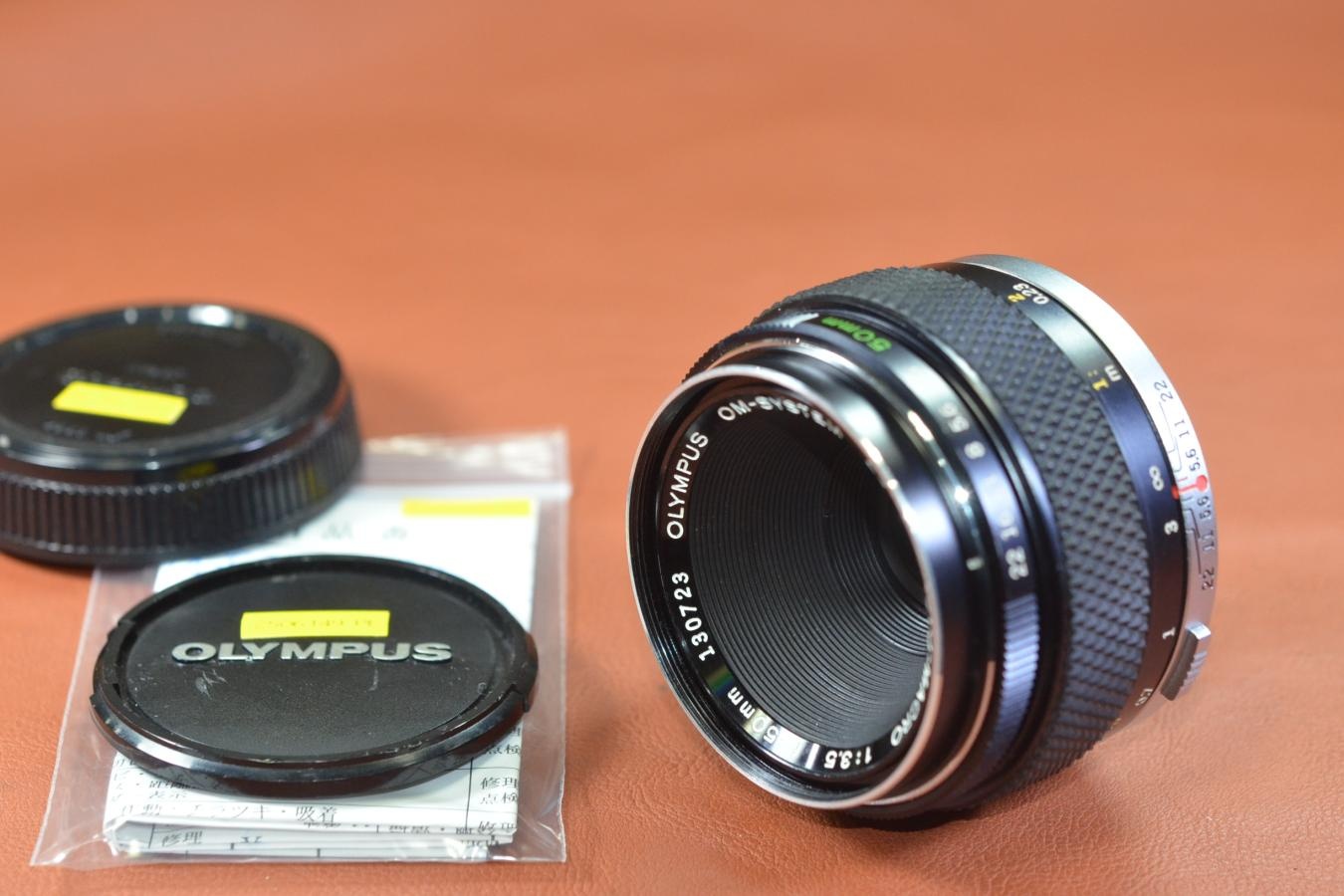 OLYMPUS ZUIKO AUTO-MACRO 50mm F3.5 整備済【カメラ女子に絶大な人気のオールドレンズ】
