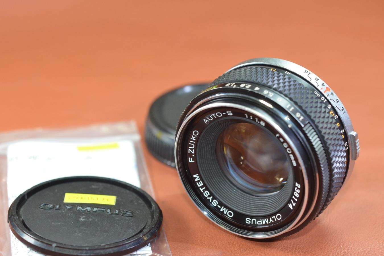 OLYMPUS F.ZUIKO AUTO-S 50mm F1.8 整備済【カメラ女子に絶大な人気のオールドレンズ】